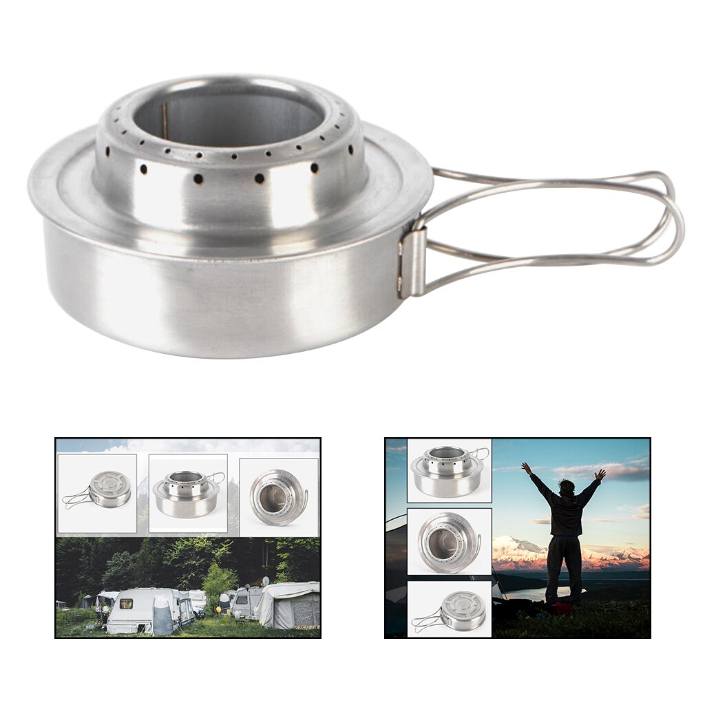 Compacte Draagbare Alcohol Fornuis Outdoor Alcohol Brander, Voor Picknick Camping Wandelen Koken