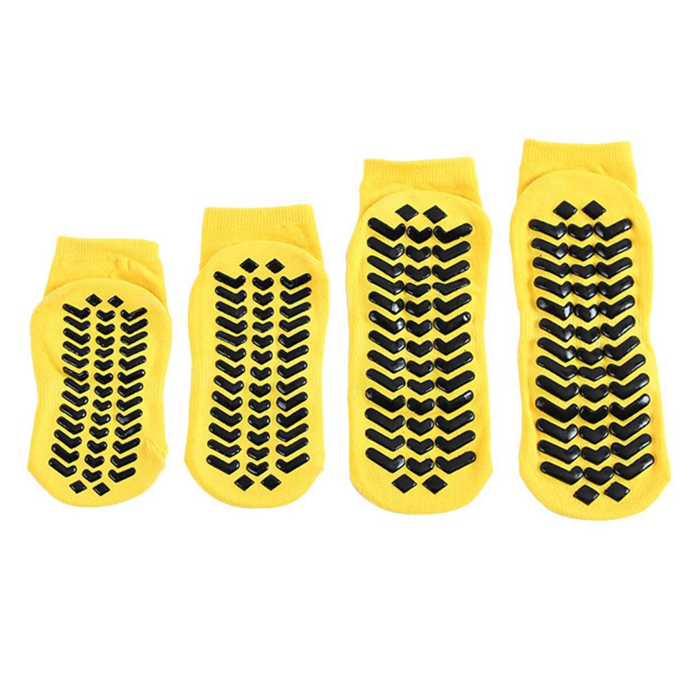 5 Paia Calzini Antiscivolo Trampolino Bambini e Adulti - Cotone Yoga Sport Fitness