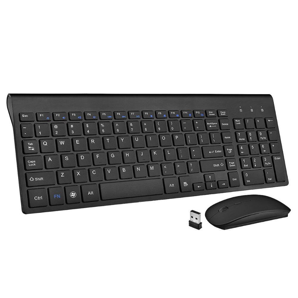 2.4GHz Wireless Keyboard + Wireless Gaming Mouse Combo Set For Laptop PC Desktop EM88