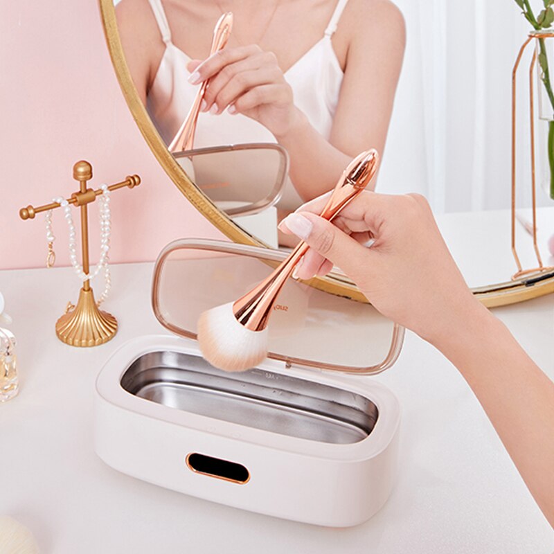 Xiaomi Lofans Ultrasonic Cleaning Machine High Frequency Vibration Deep Cleaning Four Cleaning Modes Visual Cover Opening