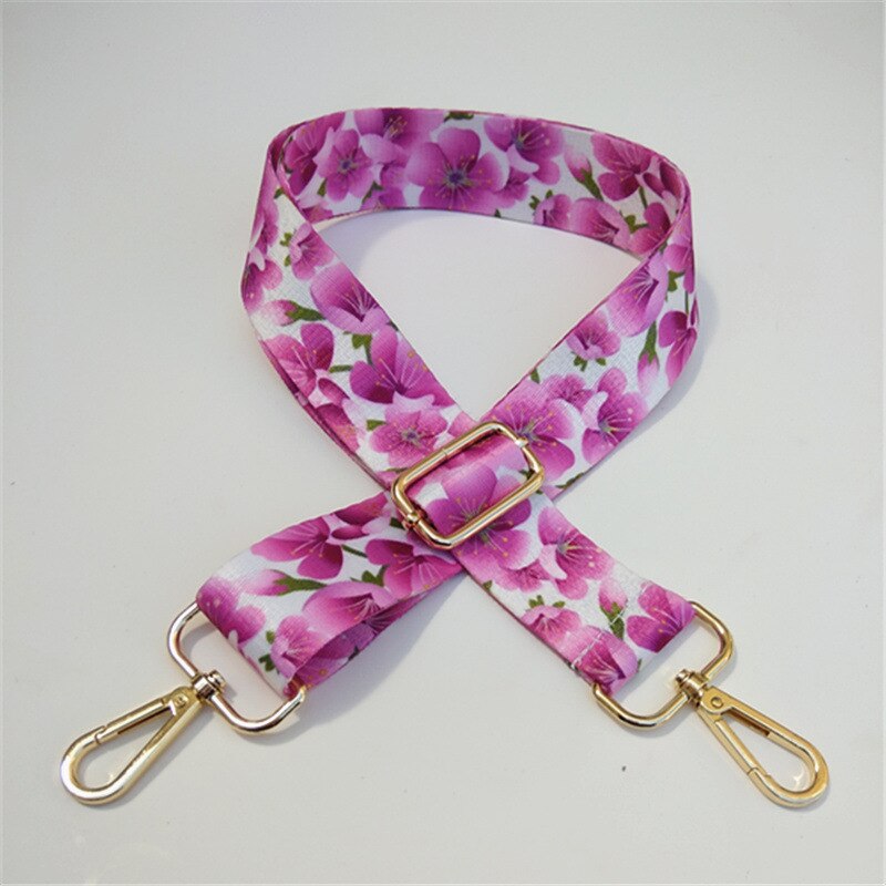 Hjkl saco alça alça presente mulheres removível diy ombro arco-íris bolsa acessórios corpo cruz mensageiro saco de náilon tiras: E