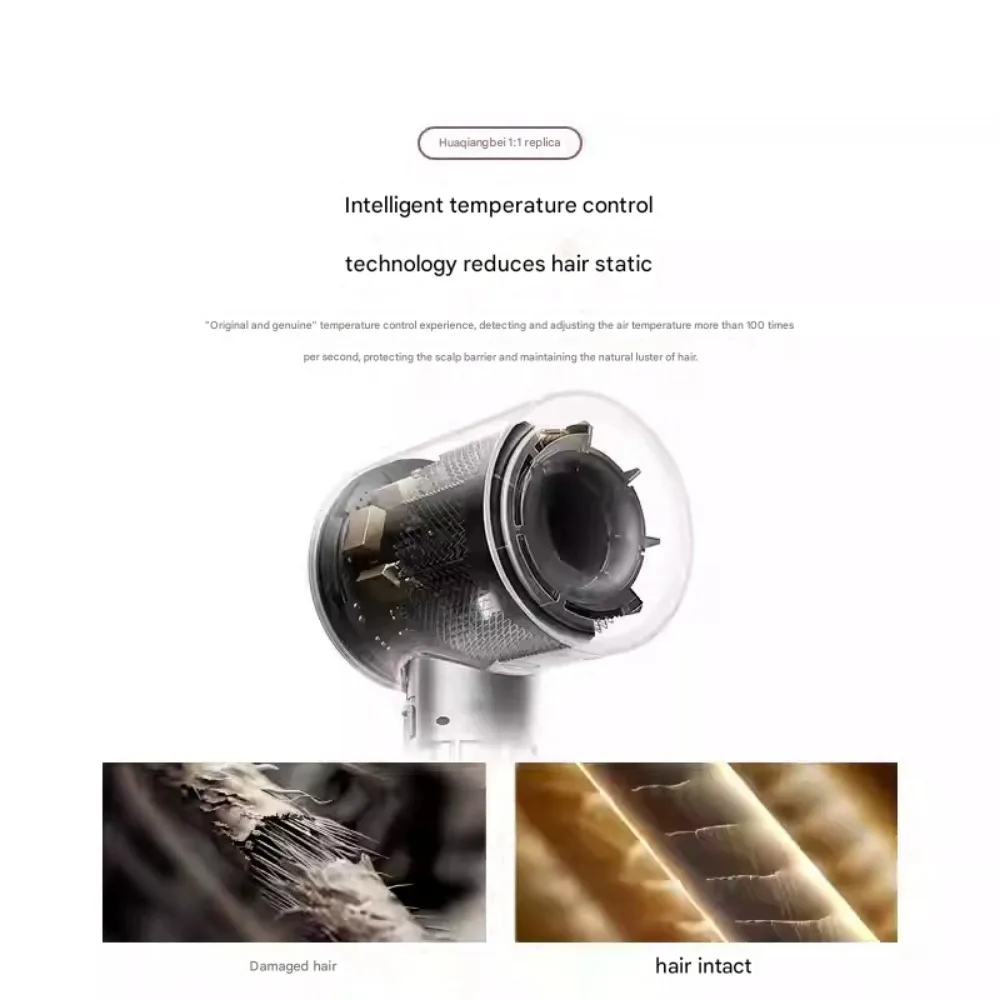 Professioneller Ionen-Haartrockner mit Anion-Technologie, -/Kaltluft, leichtes 5-in-1-Styling-Werkzeug für einfache Blowouts