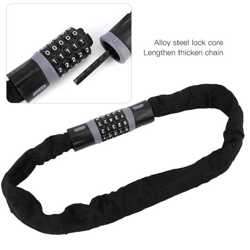 Bike Coded Lock Mountain Bike Lock 0.9M For Bicycle Mountain Bike Scooter Motorcycles Iron Sliding Door