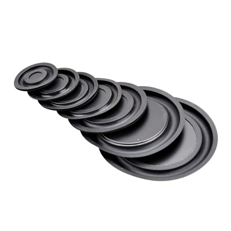 2pcs 35mm-95mm Bass Speaker Passive Radiator Auxiliary Bass Woofer Rubber Vibration Plate