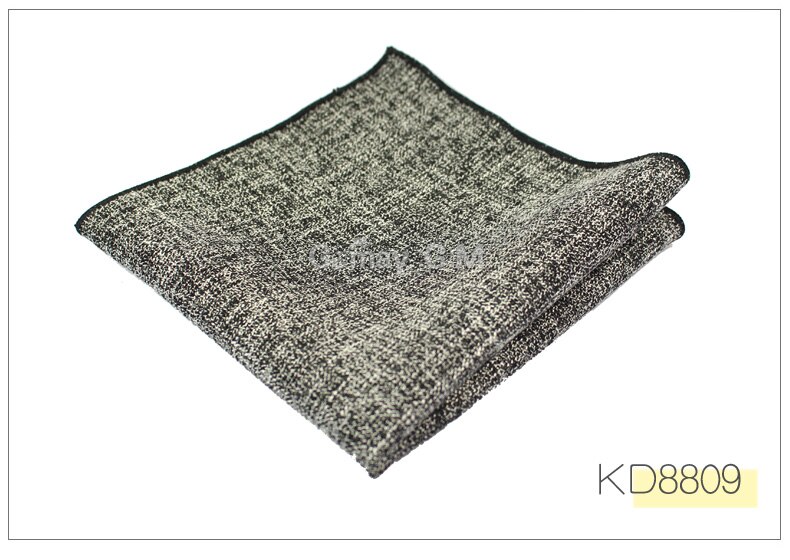 Heren katoenen zakdoeken geweven effen zakdoek heren zakelijk casual pochet zakdoek bruiloft zakdoeken: Kd8809