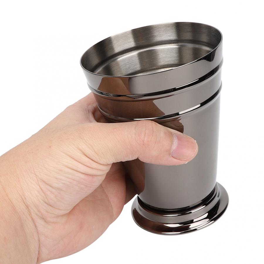 Taza de cóctel 304 de acero inoxidable con hielo, taza para beber vino, taza anticaída para Bar, herramienta para barman, copa de cóctel con hielo