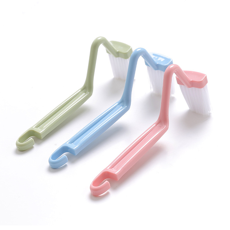 Brosse de toilette incurvée à Long manche, brosses de nettoyage de toilettes, outils de nettoyage en profondeur domestique, accessoires de salle de bains 1/2/3 pièces: Clair