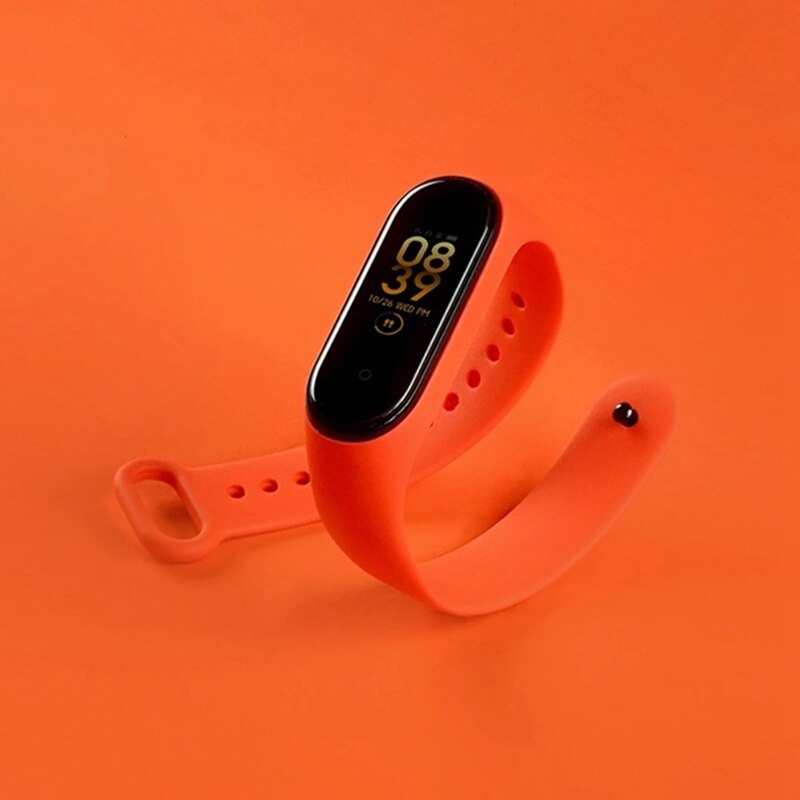 100% Originele Band Voor Xiaomi Mi Band 4 Mi Band 3 Zachte Siliconen Band Vervanging Armband Voor Xiaomi Mi Band 4 3 polsband