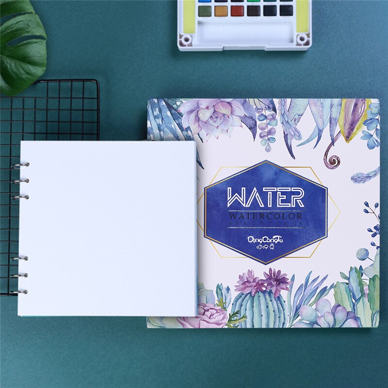 Papel de acuarela 300g/m2, 20 hojas pintadas a Color agua, libro de pintura, suministros de arte escolar C26