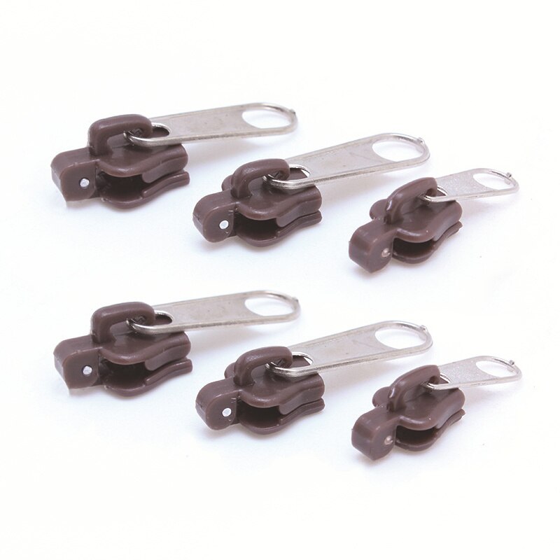 6Pcs 3 Sizes Universal Instant Fix Zipper Repair Kit Replacement Zip Slider Teeth Rescue Zippers Sewing Clothes