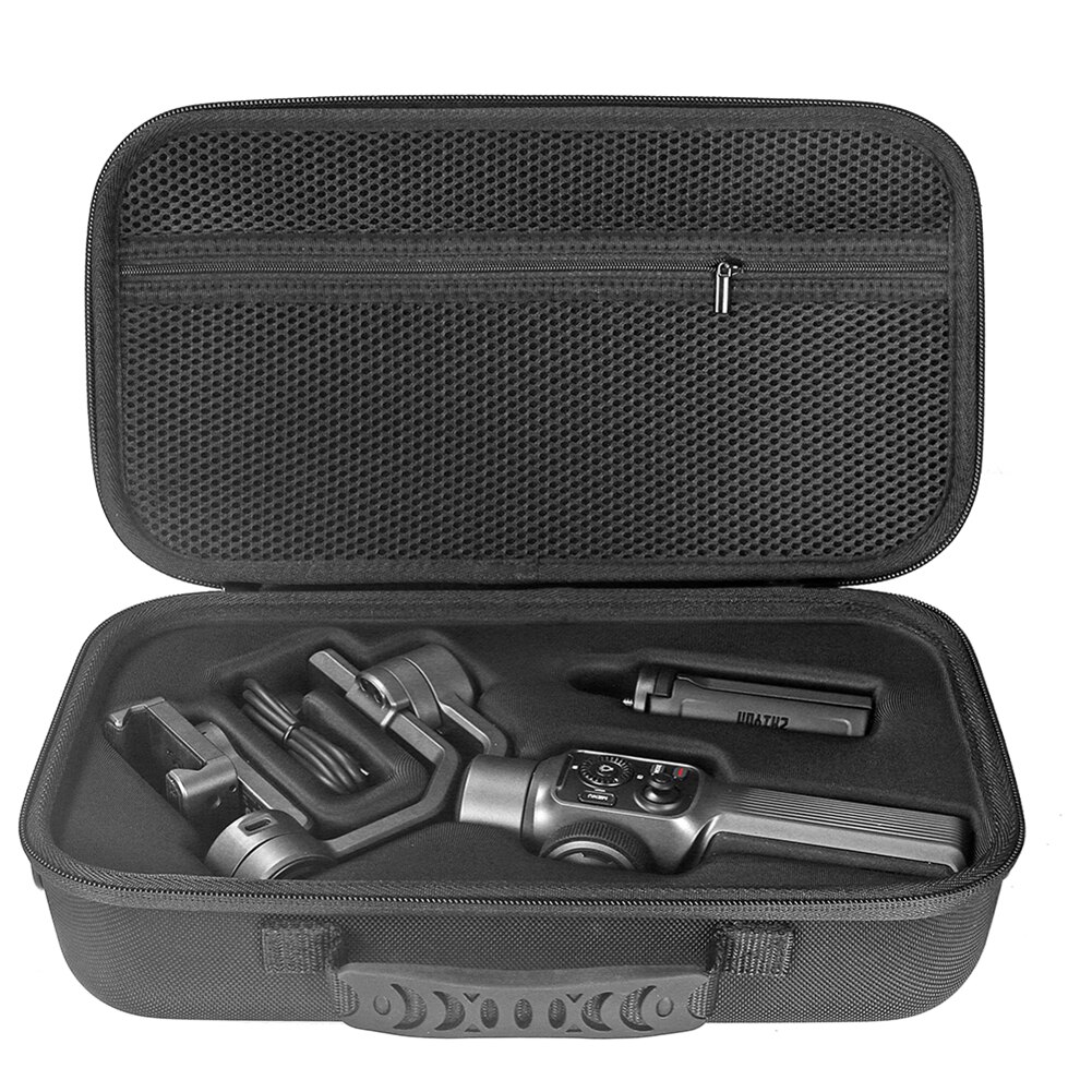Stoßfeste gimbal-aufbewahrungstasche mit schulterfunktion für zhiyun smooth 5 handstabilisator, wasserdichte tragetasche, tragbarer organizer