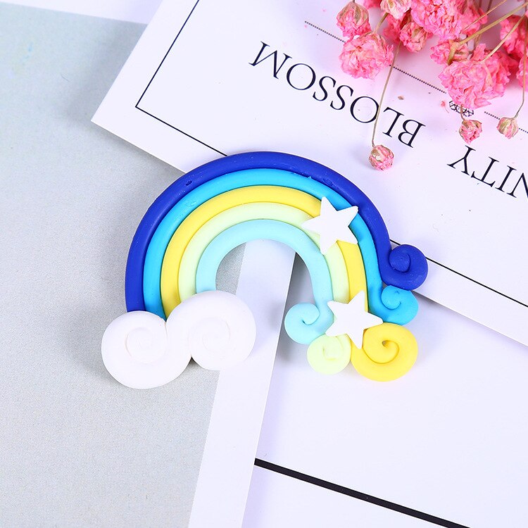 rainbow Charms for Slime DIY Candy Polymer Bead Filler Addition Slime Accessories Toys Lizun Modeling Clay Kit for Children: D