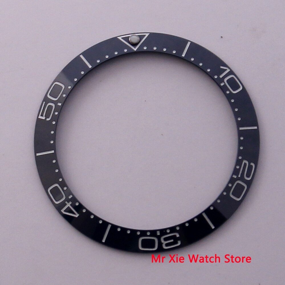 38mm super lysende bezel ring indsætte keramiske ur bezel passer til 40mm automatiske ur: No1
