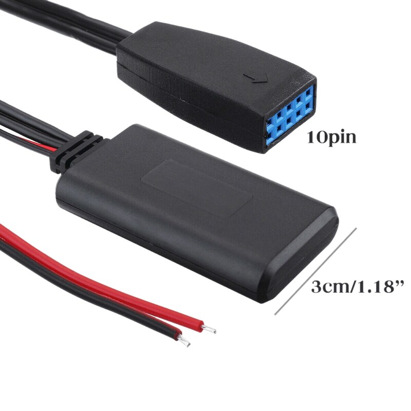 Car 10 Pin Bluetooth Module Radio Stereo Adapter Aux o Cable for BMW E39 E46 with Install Tool