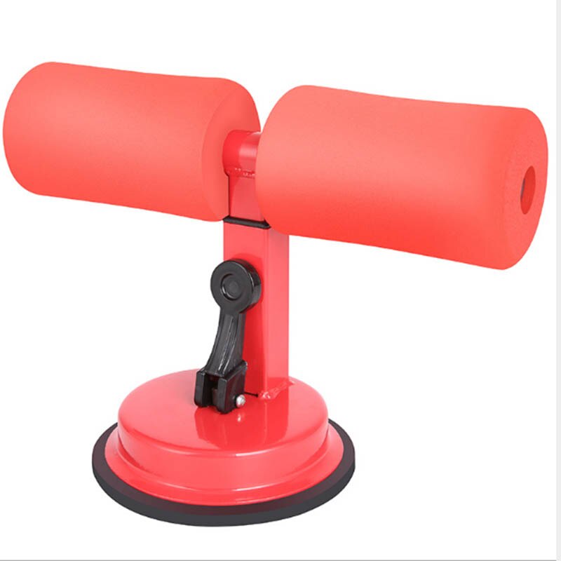 Sit-Up Bars Strong Suction Abdominal Core Workout Strength Training Sit up Assist T Bar Stand Fitness Equipment for Home Gym: Red