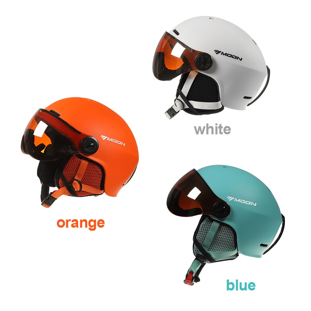 Goggles Ski Helmet With Visor PC+EPS Skiing Helmet Women Men Child Ski Snowboard Snowmobile Snow Helmet