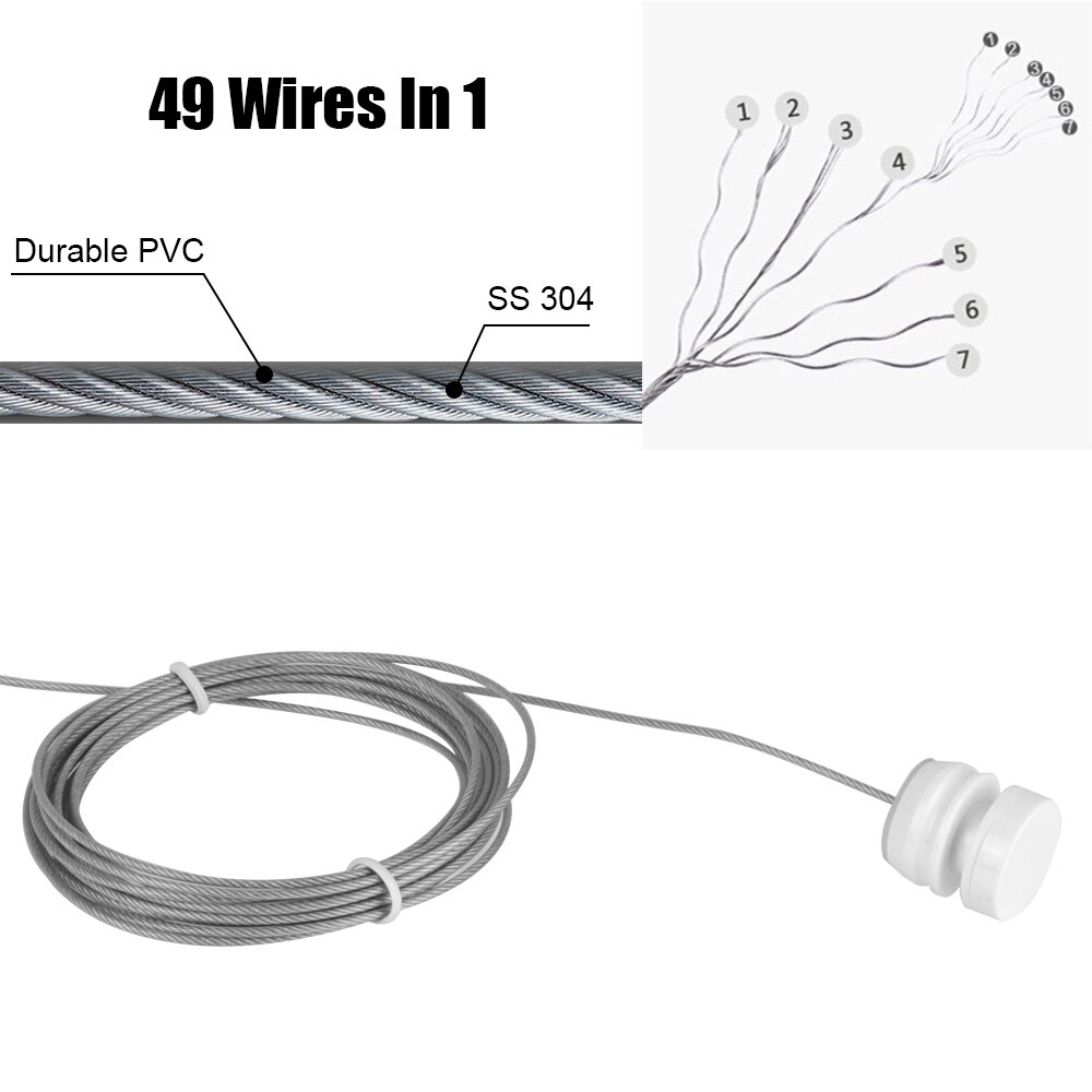 Bathroom Accessories 4.2m Clothesline Clothes Drying Rack Laundry Hanger Double Layer Retractable