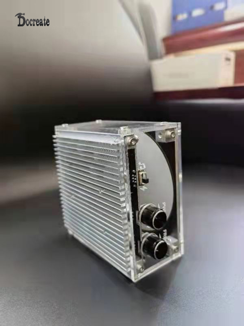 Newest 10CM Flat-panel Bluetooth Music Tesla Coil High Frequency and High Voltage Pulse Test Apparatus