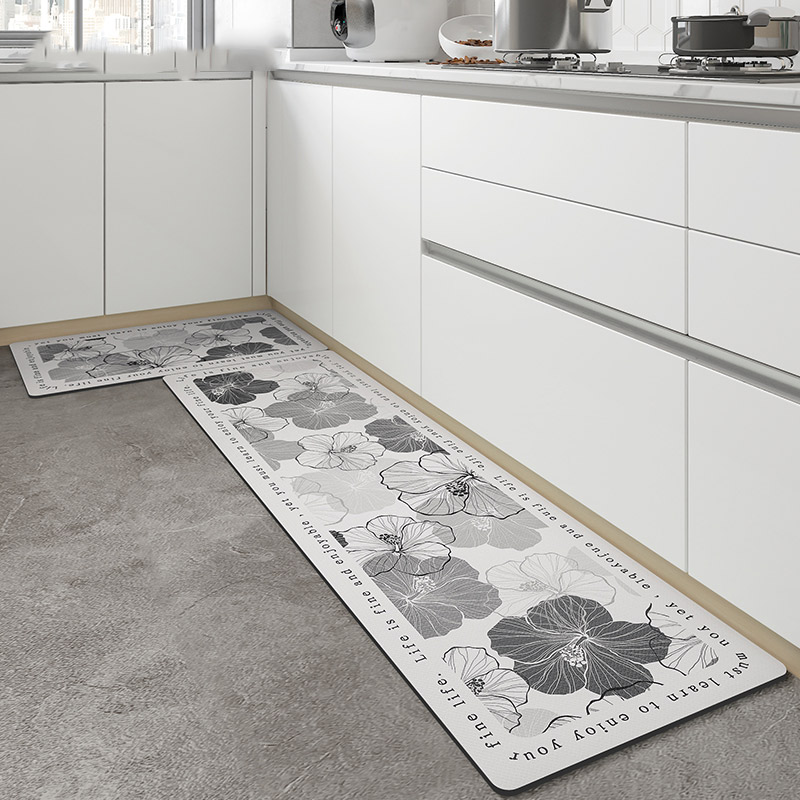 Pu Lederen Keuken Mat Wasbare Antislip Keuken Vloer Water En Olie Proof Lange Tapijt Entree Deur Mat Decor voor Keuken