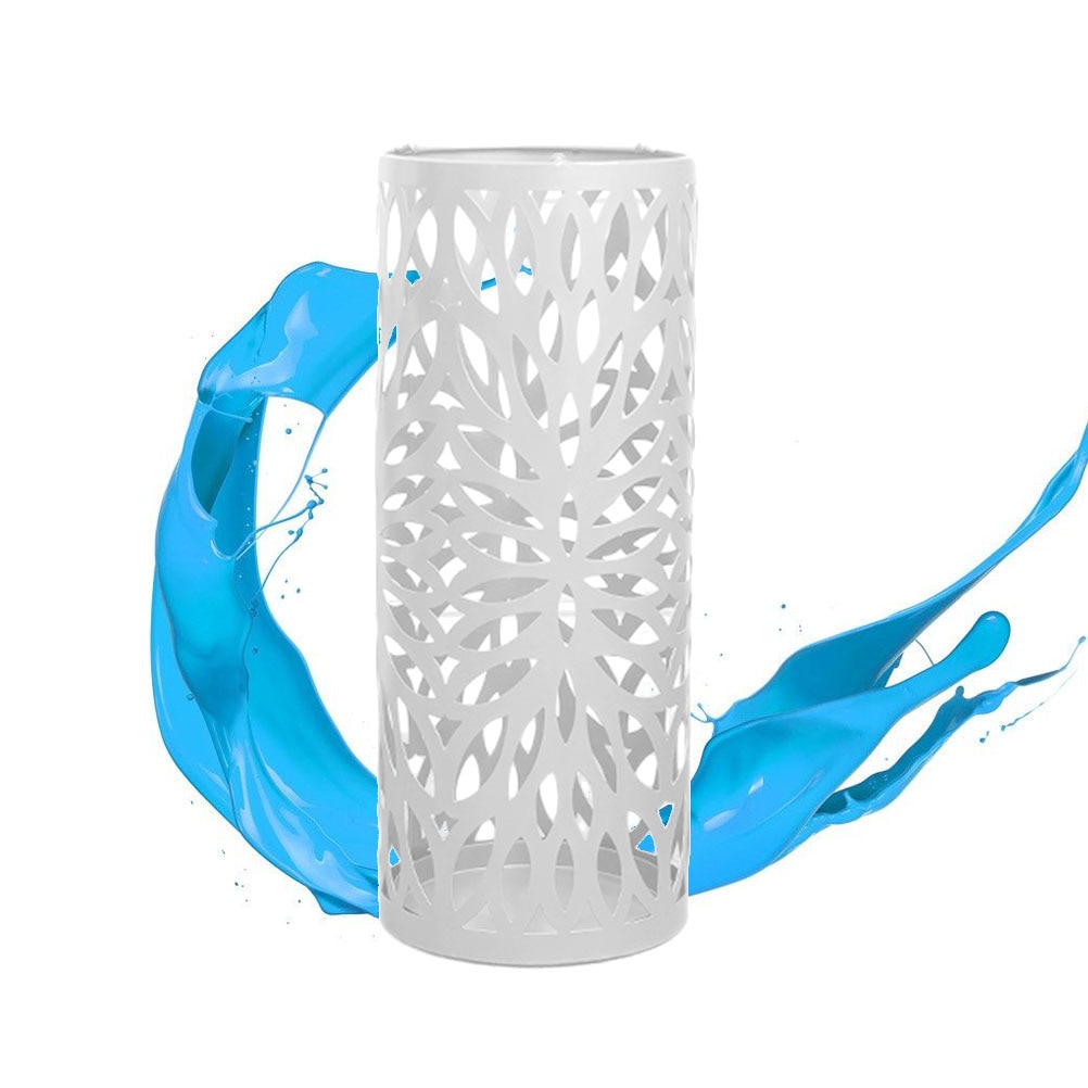 1pc Umbrella Holder Anti-rust Hollow Metal Umbrella Organizer Umbrella Stand Umbrella Rack for Office Home