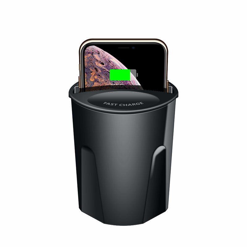 QI Car Wireless Fast Charger Cup per iPhone 8 X supporto di ricarica supporto di ricarica per Apple XS MAX/XR samsung note10/9 ricarica Wireless: Default Title