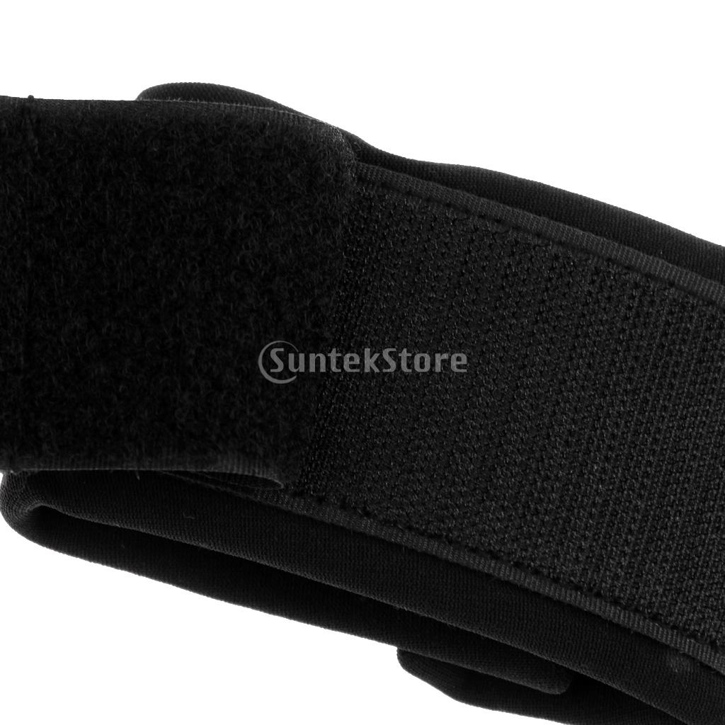 2 Pieces Adjustable Padded Neoprene Bodyboard Fin Tethers Fin Savers Swimming Flippers Ankle Strap Surfing Diving Accessories