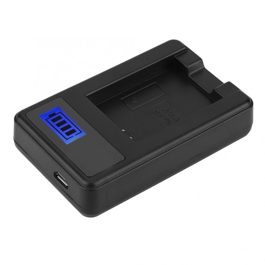 BP1030 Camera Rechargeable Lithium Ion Battery Charger USB Single Fast Charging with LCD Display Camera Battery Charger