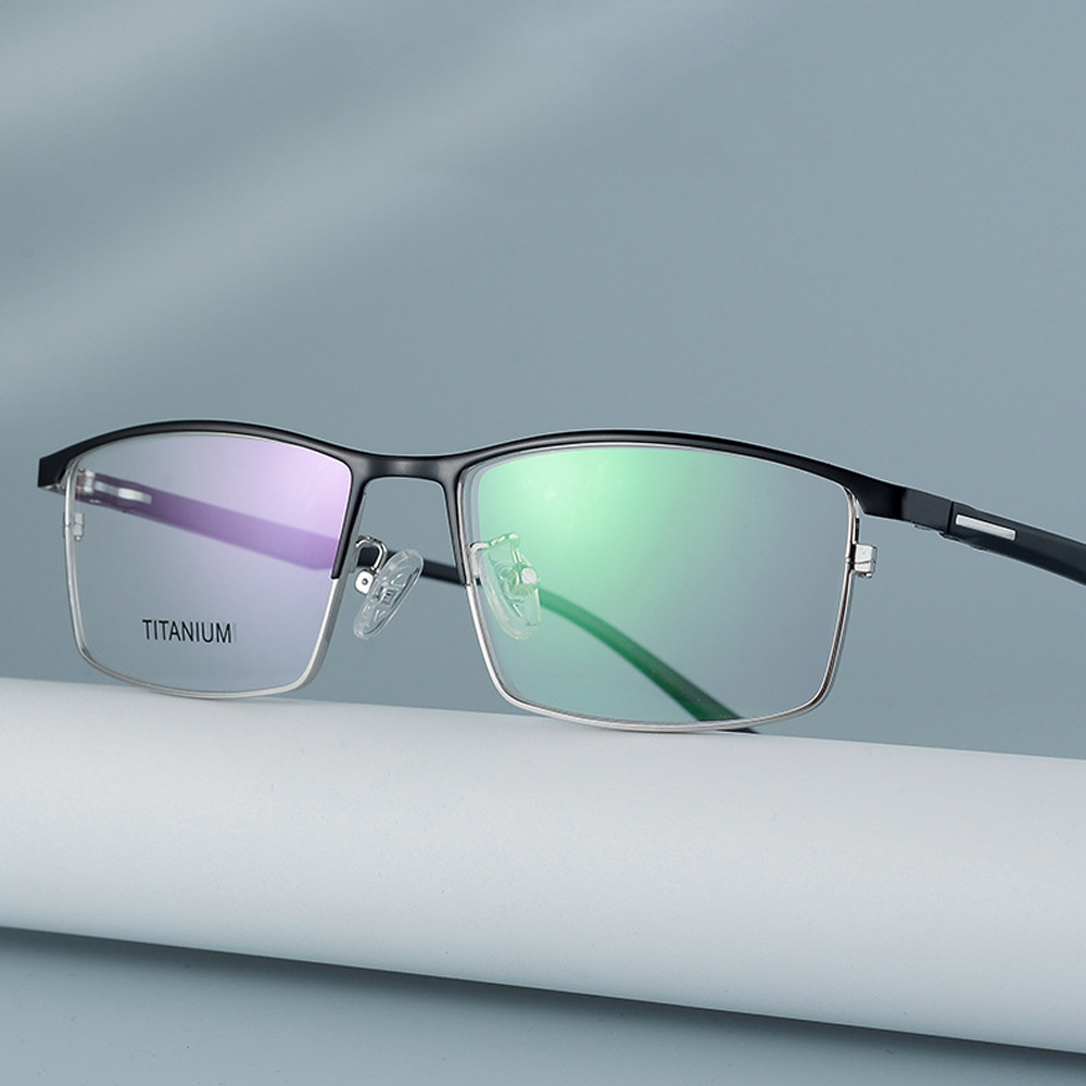 Meekleurende Grijs Progressieve Multifocale Leesbril Business Vrouwen Halfrim Frame Tr90 + 1.0 + 1.5 + 1.75 + 2.0 + 2.5 + 3 + 3.5 + 4