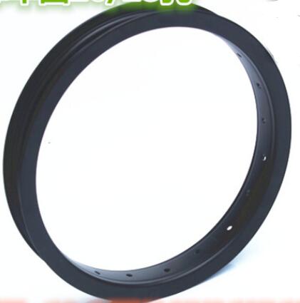 Redondo 20 inch loopwiel set voorwiel achterwiel holle velg zwart schijf
