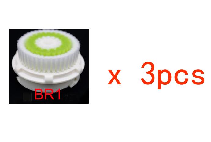 Makeup Mia Facial Sonic Skin Cleansing System Sonic Skin Care Cleansing Device Facial Sonic Cleansing 4 Color Pick: 3pcs br1