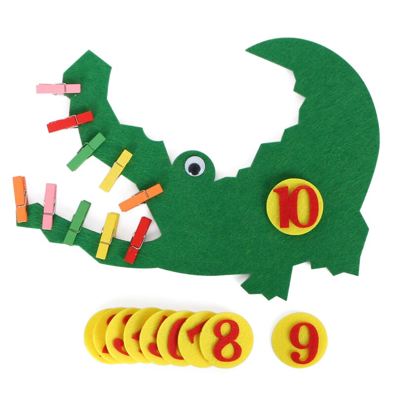 Juguetes Montessori de educación temprana para bebé, materiales de tejido Diy, rompecabezas, material didáctico de matemáticas, suministros para niños: Wj21-10
