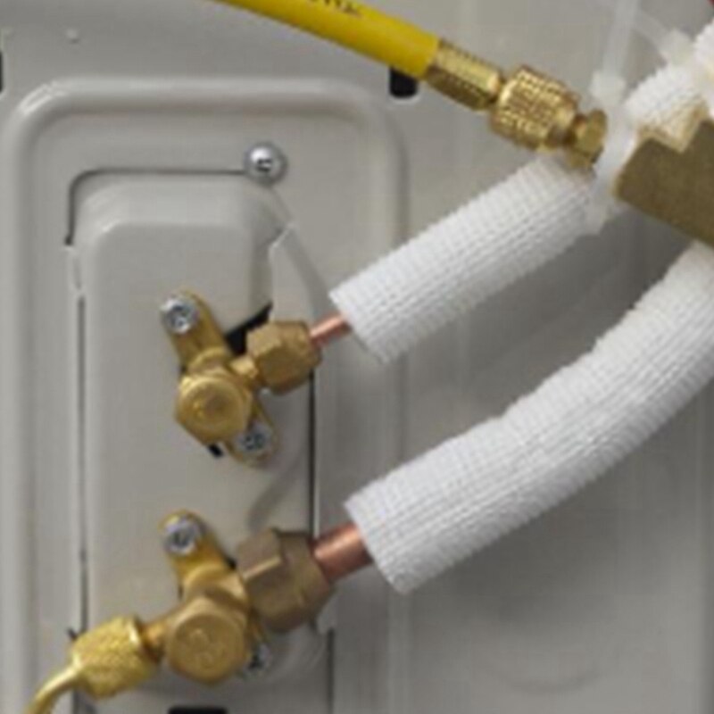 Mini Split System Car Air Conditioner Adapter Connector Port Adapter 5/16 Female 1/4 Male SAE