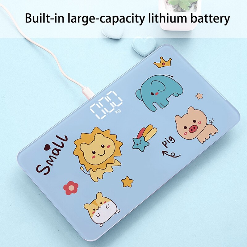 Smart Body Scale Smart Bathroom Scale Digital Scale With Monitoring Room Temperature Function Travel Body Mass Scale