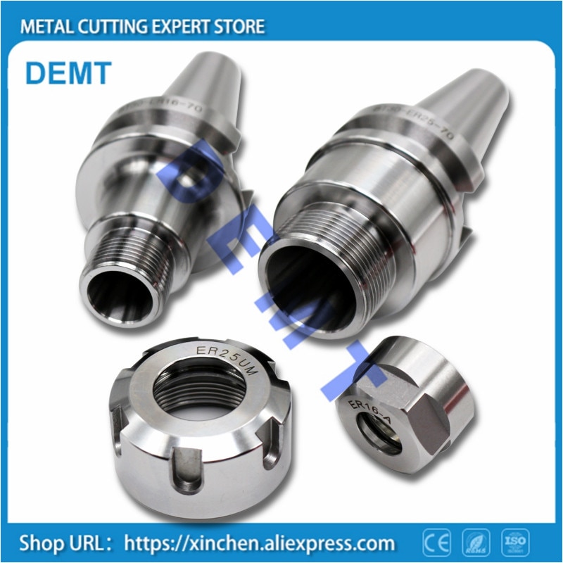 Spindle BT30 ER16 ER20 ER25 ER32 60L 100L High Precision Full Grinding White Spring Chuck ER CNC Machine Tool BT30 Spindle