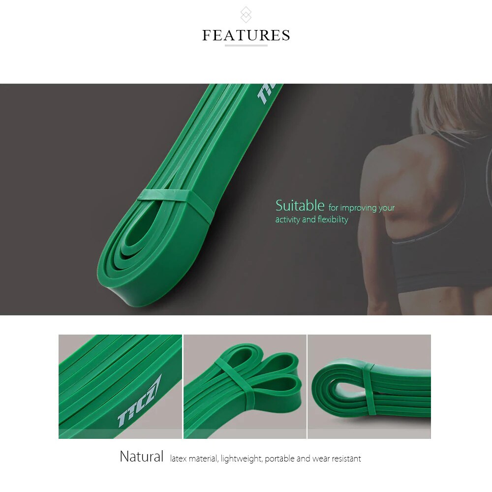 Modstandsbånd zacro fitness elastikjes vejrstandsbånd yoga elastiske bånd loopudvidelse til træningssportapparat