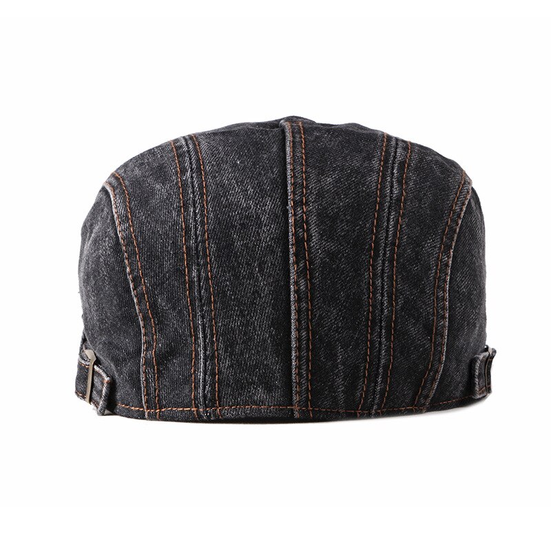 Chapeau de Newsboy délavé pour les vieux hommes, rétro, casquette plate en lierre, casquette en Patchwork, printemps et été