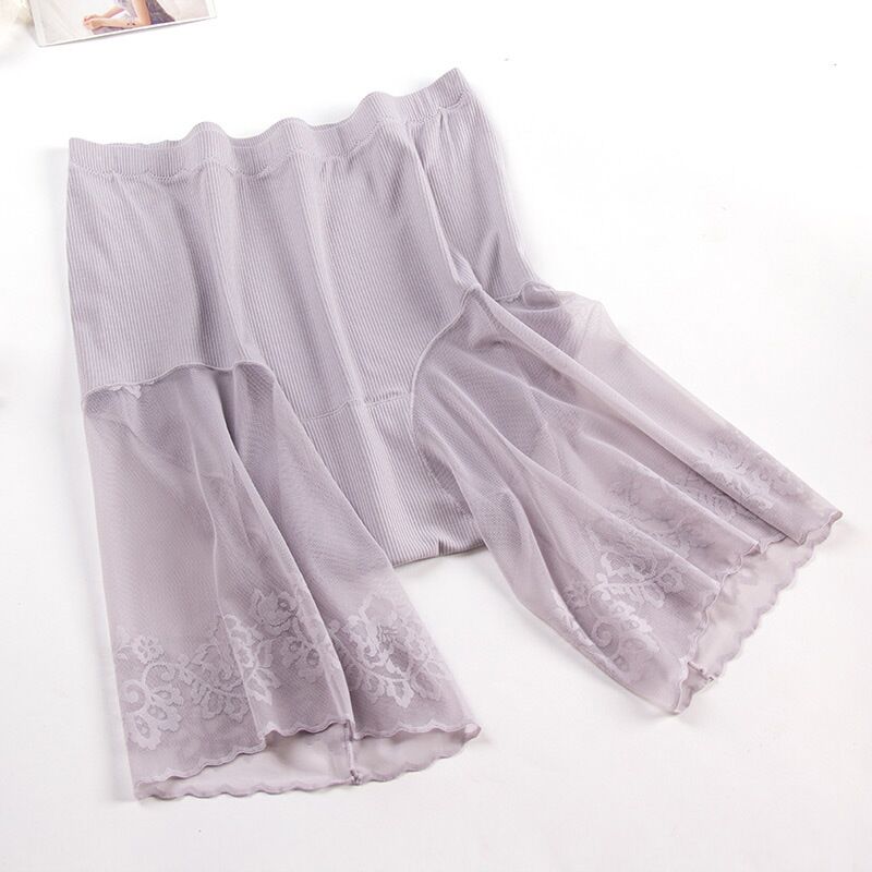 Lace Safety Short Pants Women Spandex Summer Breathable Exposed Pants Underwear Under Skirt Short Tights: CC / L 60-90KG