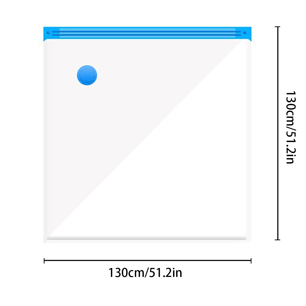 Vacuum Storage Bags Vacuum Seal Bag Space Saving Bags for Comforters Clothes Pillow Bedding Blanket Storage: Gold