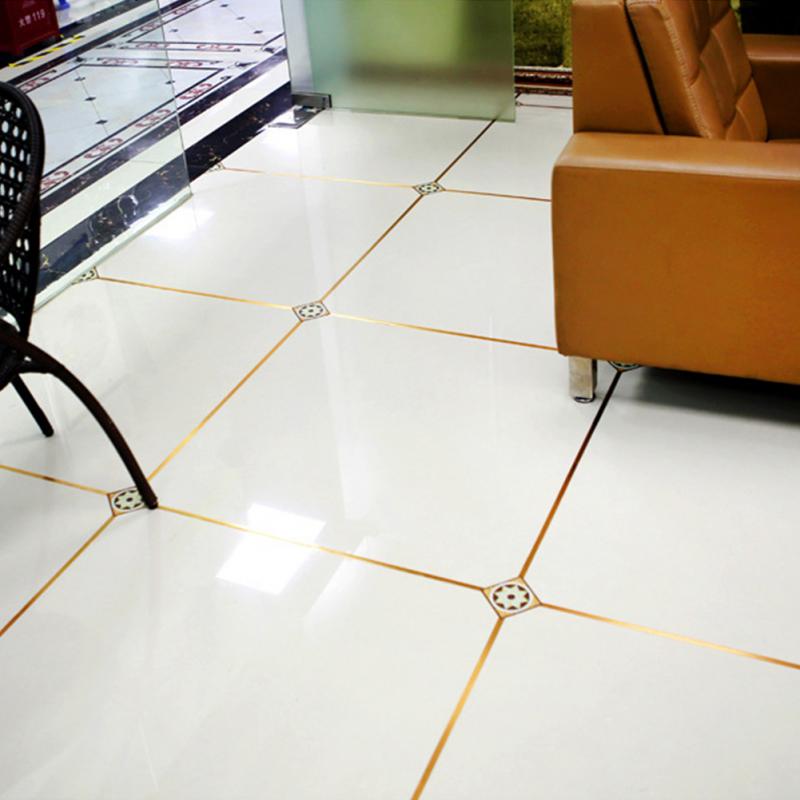 Baldosa de costura plateada y dorada de 0,5 cm/1cm, para el hogar pegatina de suelo impermeable, decoración para el baño, autoadherencia impermeable