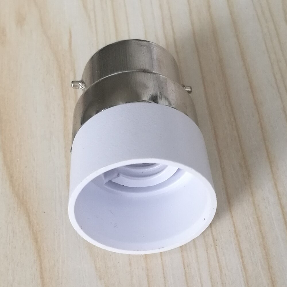 Enchufe convertidor de lámpara B22 para bombillas led, base de lámpara E14, B22 a E14, halógena