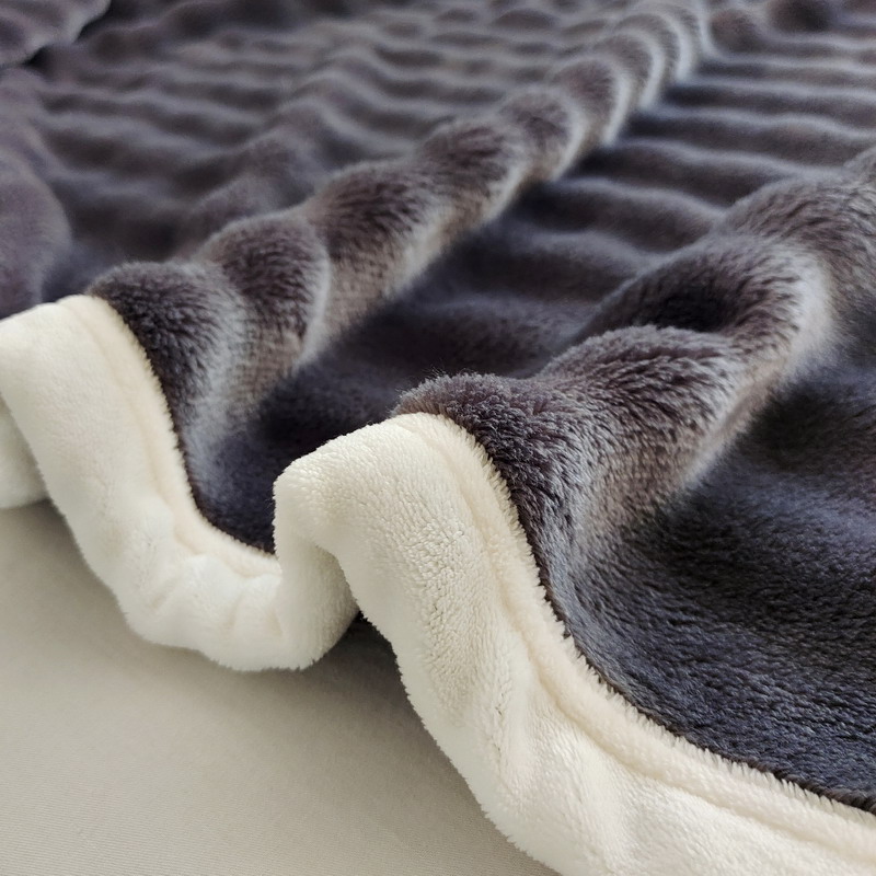 Manta de piel de conejo de franela de Color sólido, funda para siesta, manta suave para sofá, funda de lana Coral para dormitorio, fabricante al por mayor