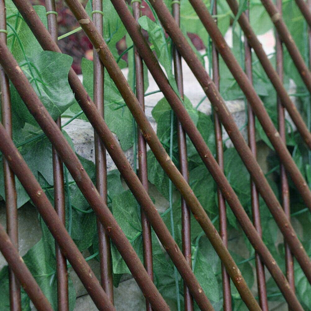 Artificial Ivy Fence Leaf Privacy Fence Roll Wall Landscaping Fence Privacy Fence Screen Outdoor Garden Backyard Balcony