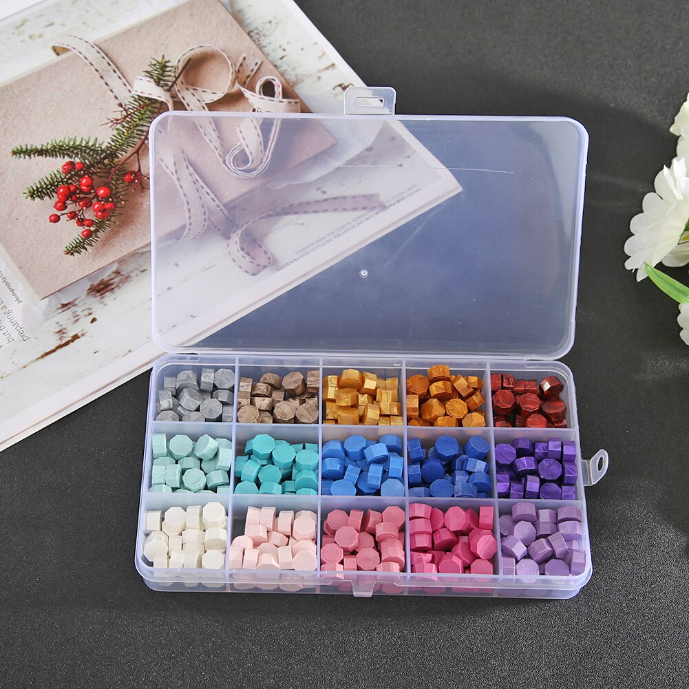 Tee itse kahdeksankulmainen sinettivaha tabletti sinetti omistettu leima vaha pilleri helmet scrapbooking hääkortit koriste askartelu