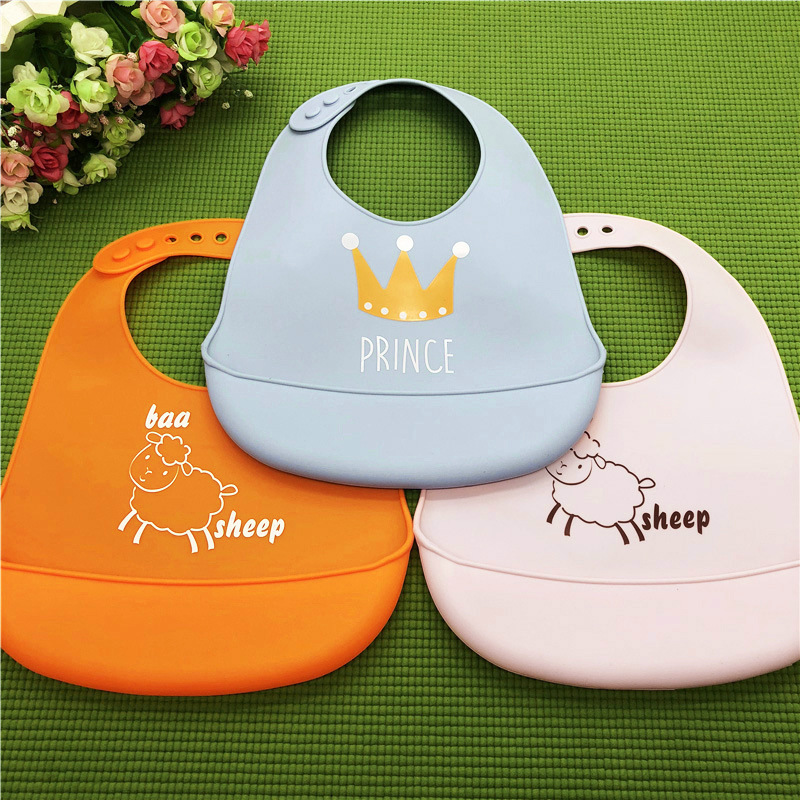 Waterdichte Siliconen Bib Doekjes Schone Comfortabele Zachte Baby Bod Met Pocket Voor Baby 'S en Peuters