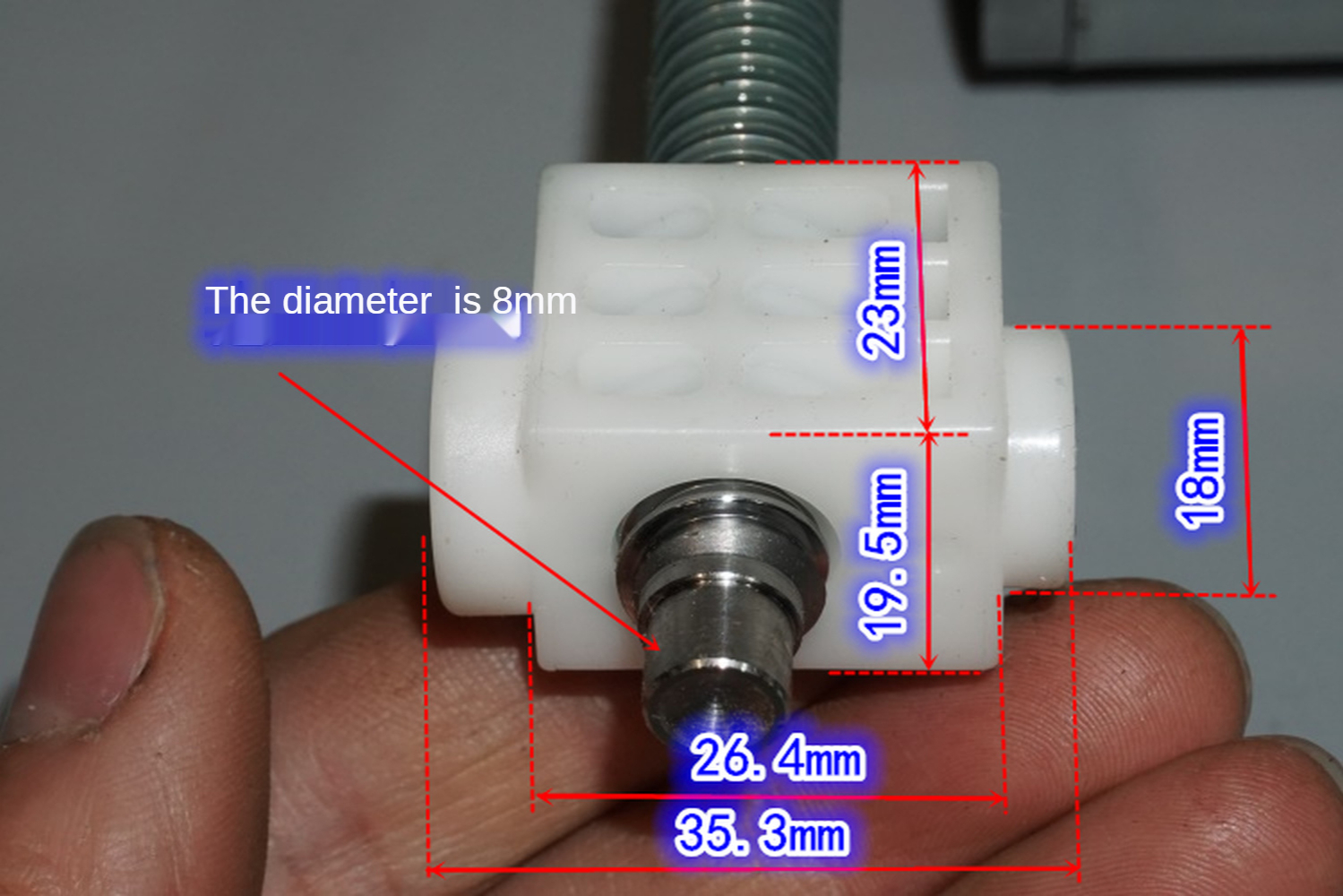 Automobile Electric Seat Adjusting Motor with Worm Shaft DC 12V