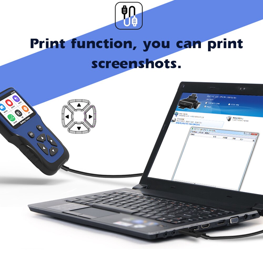 12v bilbatteri tester digital bil diagnostisk batteri tester analysator kjøretøy sveiving lade skanner verktøy 9 språk