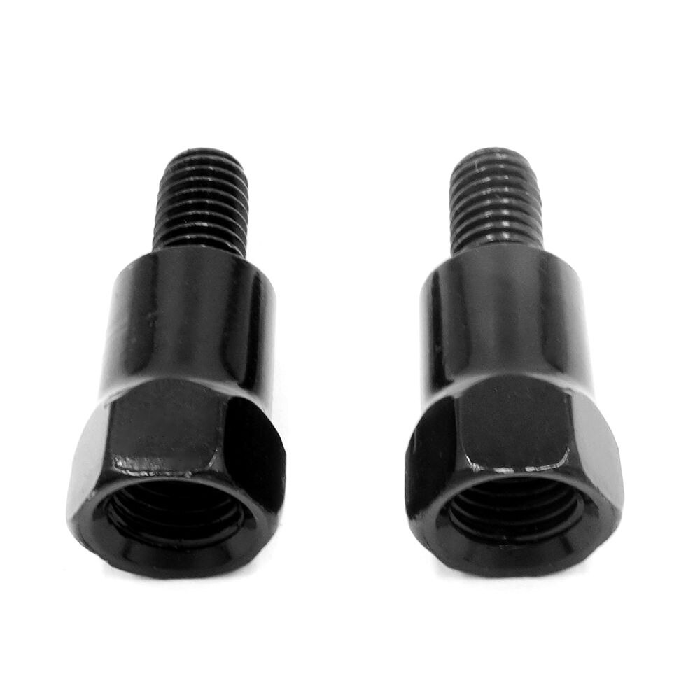 Adaptadores de espejos retrovisores para motocicleta M10 10MM M8 8MM rosca derecha izquierda en sentido antihorario tornillos de perno de conversión