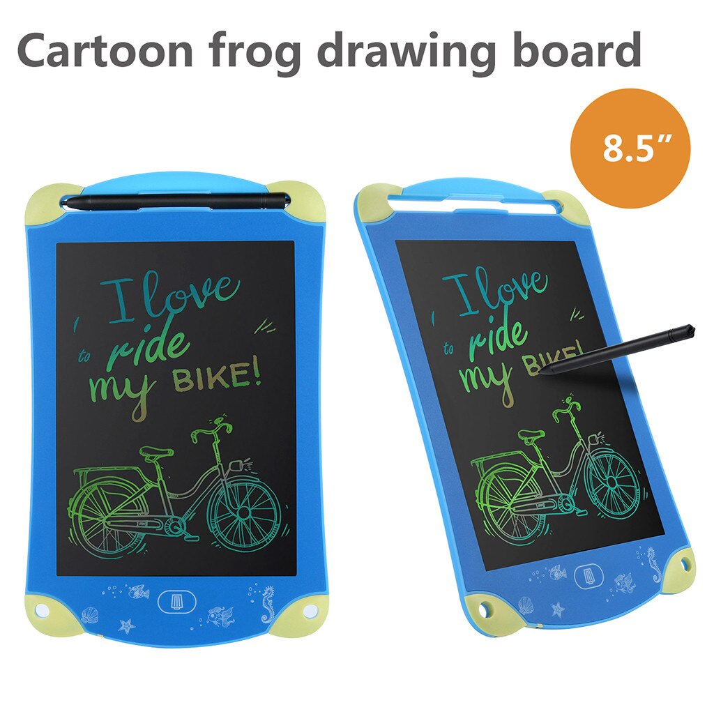 8.5 Inch Color Lcd Writing Pad Cartoon Drawing Tablet Electronic Graphic Board Graphics Sketch Board Kids Rainbow Screen