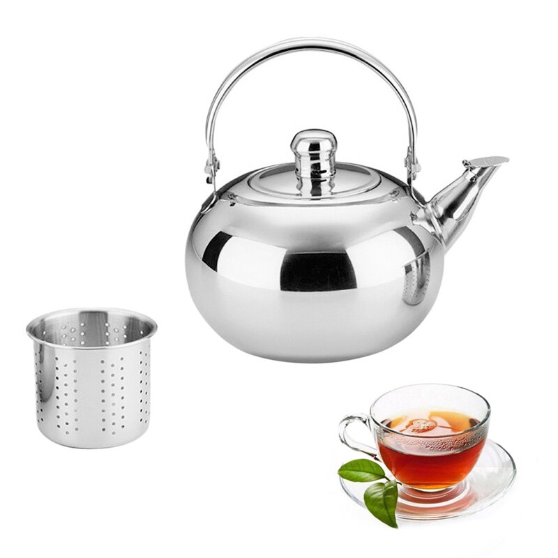 Teapot, Stove Top Teapot, Stainless Steel Teapot, Teapot With Infuser, Tea Kettle, Stove Top Kettle, Whistling Kettle