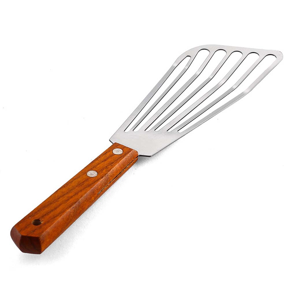 Spatule à poisson de cuisine en acier inoxydable, large et fine, légère et Durable, fendue, ustensiles de cuisine, 2 pièces